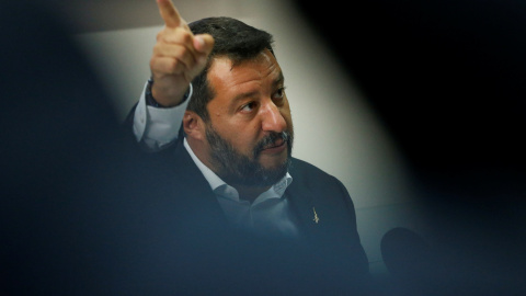 El ministro del Interior italiano y líder de la ultraderechista Liga, Matteo Salvini.- REUTERS