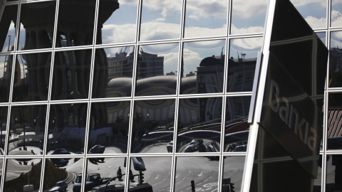 Detalle de la sede de Bankia, en Madrid. REUTERS