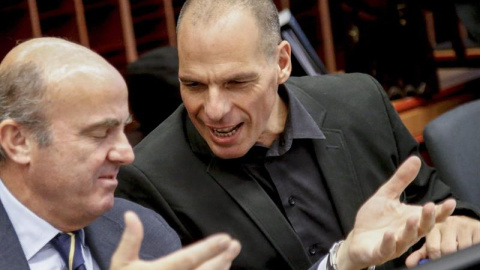 De Guindos y Varufakis EFE