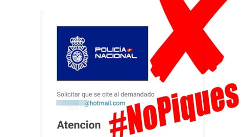 La Policía alerta de correos maliciosos que suplantan su identidad e infectan el ordenador