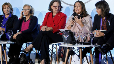 Manuela Carmena durante el evento.