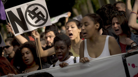 Manifestación en Madrid contra el racismo. - EFE