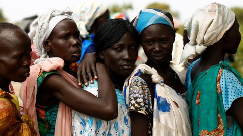 Un grupo de mujeres de Sudán del Sur.- REUTERS