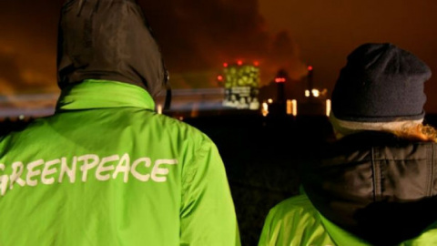 Imagen de archivo de activistas de Greenpeace /EFE