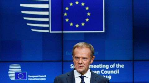 El presidente del Consejo Europeo, Donald Tusk, tras la cumbre de la UE del pasado julio. REUTERS/Francois Lenoir