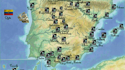 Mapa de las protestas de este 30 de junio