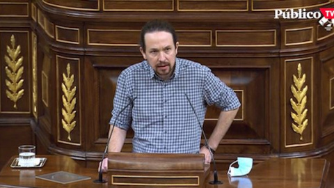 Así se despide Pablo Iglesias del Congreso