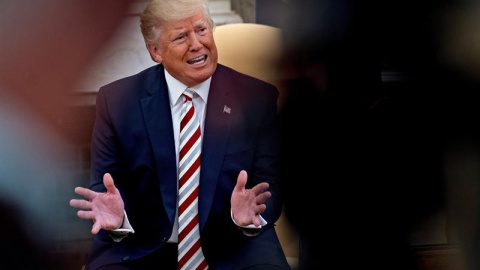 El presidente de EEUU, Donald Trump, en una imagen reciente en la casa Blanca. EFE/EPA/Andrew Harrer