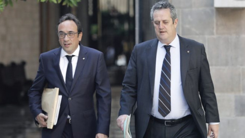 Josep Rull y Joaquim Forn se suman a la huelga de hambre que ya han iniciado Jordi Sànchez y Jordi Turull | EFE