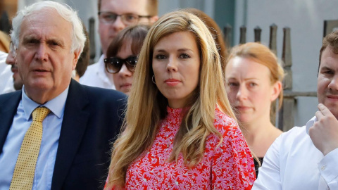 Carrie Symonds. AFP