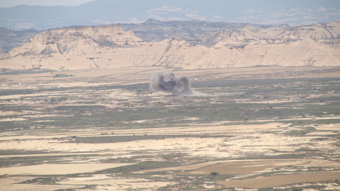 Imagen de una maniobras militares realizadas en junio.