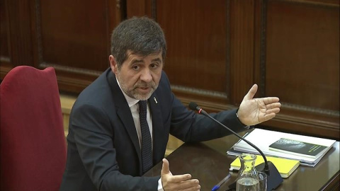 Jordi Sànchez, diputat suspès de JxCat durant el judici al Suprem