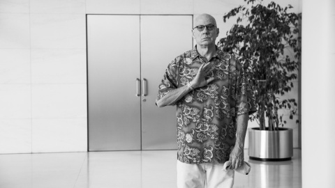 El escritor nortamericano James Ellroy