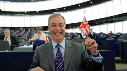 El líder del eurófobo Partido por la Independencia del Reino Unido (UKIP), Nigel Farage. - REUTERS