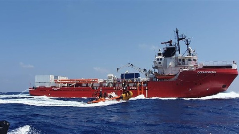 Barco de rescate 'Ocean Viking' de MSF y SOS MediterranéeHANNAH WALLACE BOWMAN/MSF