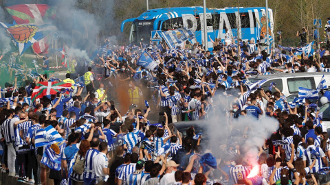 Aficionados de la Real Sociedad