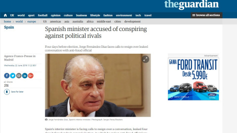 The Guardian - Escándalo Fernández Díaz