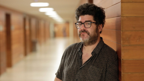 El director Rodrigo Moreno, en el Festival de San Sebastián