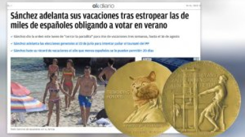 'Ok Diario' se lleva el 'Pulitzer Facha' al titular de Pedro Sánchez más estercolero del verano