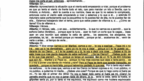 Extracto del informe de Asuntos Internos sobre Pujol 3