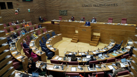 El ple de les Corts valencianes d'aquest dimecres.