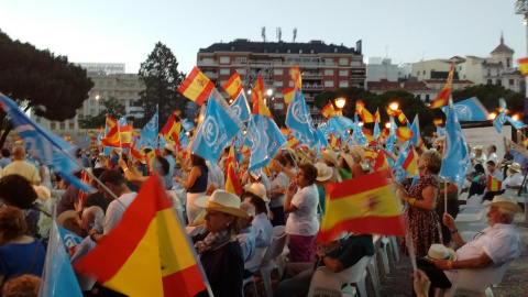 Mitin del PP en la Plaza de Colón