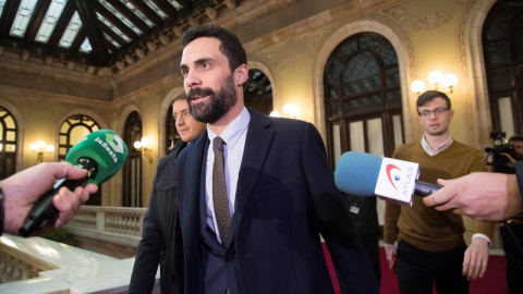 El presidente del Parlament, Roger Torrent. - EFE