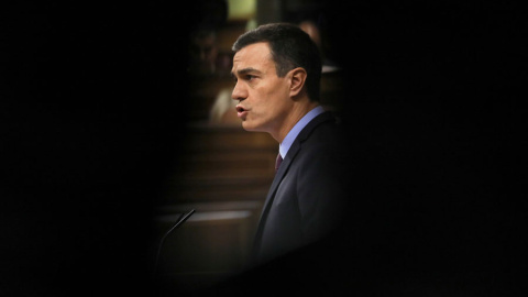 Pedro Sánchez, en el Congreso este miércoles. REUTERS/Susana Vera