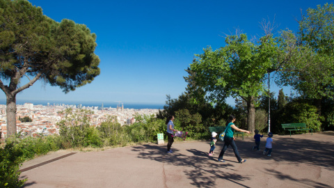 Vistes des del mirador del Turó del Putxet.