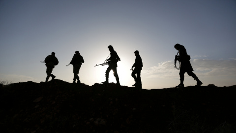 Combatientes del ejército sirio. REUTERS/Khalil Ashawi