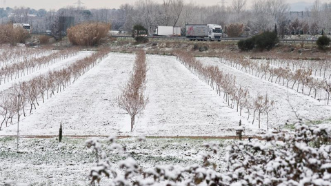 Nieve en Girona