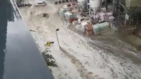 La intensa tormenta de Arganda del Rey sorprende a las redes sociales