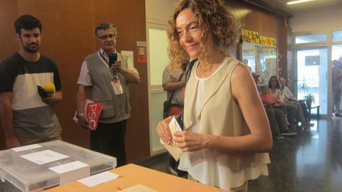 La candidata del PSC por Barcelona a las elecciones generales, Meritxell Batet.