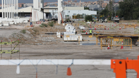 Estado actual de las obras en el polígono logístico de Villaverde | Ayuntamiento de Madrid.