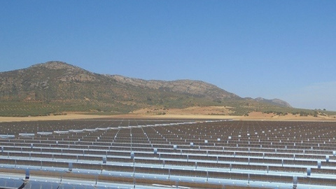 Una de las plantas termosolares e Acciona en España. E.P.