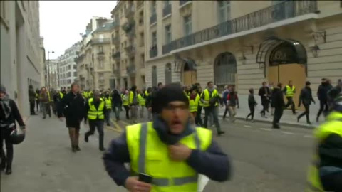 MÃ¡s de cien detenidos en ParÃ­s en una nueva jornada de protesta de los 'chalecos amarillos'