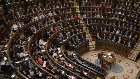 Vista del Pleno del Congreso de los Diputados. E.P.