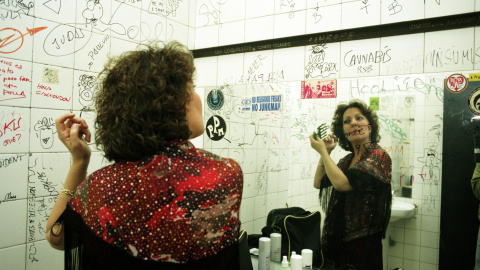 La cantaora Carmen Linares, en la sala Revólver de Madrid.