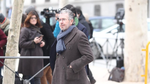 El exconsejero y ex secretario general del PP madrileño, Francisco Granados, a su llegada a la Audiencia Nacional. E.P.