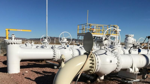 Estación de bombeo de la estadounidense Tallgrass Energy, en  Guernsey (Wyoming, EEU). REUTERS/David Gaffen