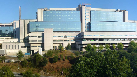 Exterior del Complejo hospitalario de Santiago de Compostela.