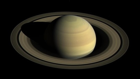 Representación de Saturno realizada por la NASA.