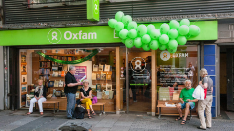 Una tienda de la ONG Oxfam.