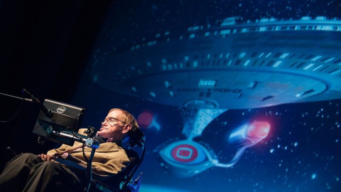 Stephen Hawking en el Festival Starmus.- MAX ALEXANDER