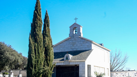 24/09/2020. Imagen de archivo de la capilla donde se encuentran los restos del dictador Francisco Franco, en el cementerio de Mingorrubio-El Pardo. - EUROPA PRESS