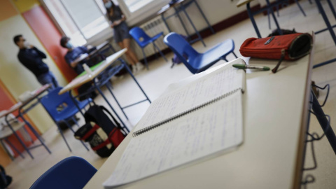 Alumnos de 2º de Bachillerato del Colegio Alameda de Osuna en junio. /EUROPA PRESS