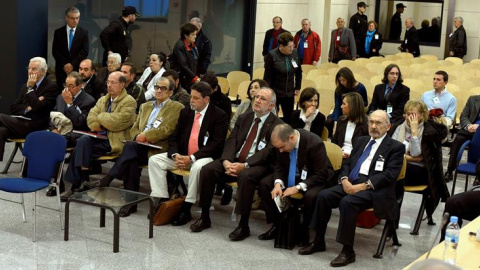 Cano Cuevas de Afinsa durante su declaración ante la Audiencia Nacional