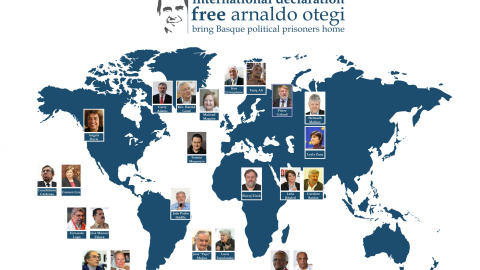 Treinta personalidades de EEUU reclaman la libertad de Otegi