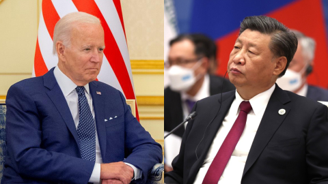 Imagen combinada del presidente de EEUU, Joe Biden, y del presidente de China, Xi Jinping.