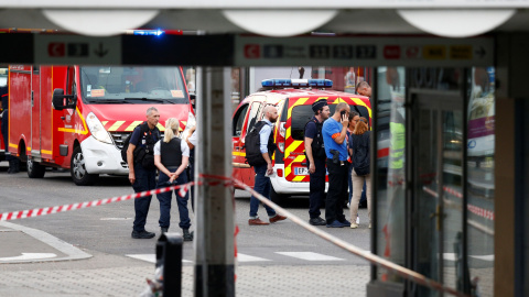 Lugar del ataque de Lyon, que se saldó con un muerto. REUTERS